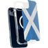 Scotland Flag Distressed iPhone 15 Plus MagSafe Case